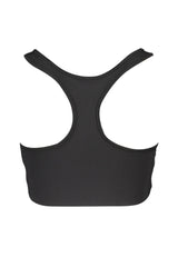 Fila Black Polyester Women Sports Bra