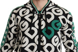 Dolce & Gabbana Logo Mania Zip Hooded Wool Sweater