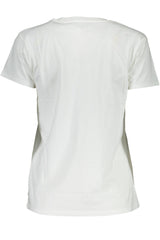 Levi's Chic White Cotton Tee with Iconic Print