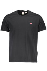 Levi's Sleek Black Crew Neck Logo Tee