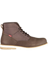 Levi's Brown Leather Men Boot