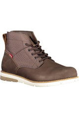 Levi's Brown Leather Men Boot