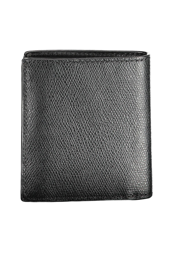 Tommy Hilfiger Black Leather Men Wallet