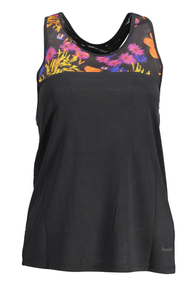 Desigual Chic Halter Strap Tank Top with Print