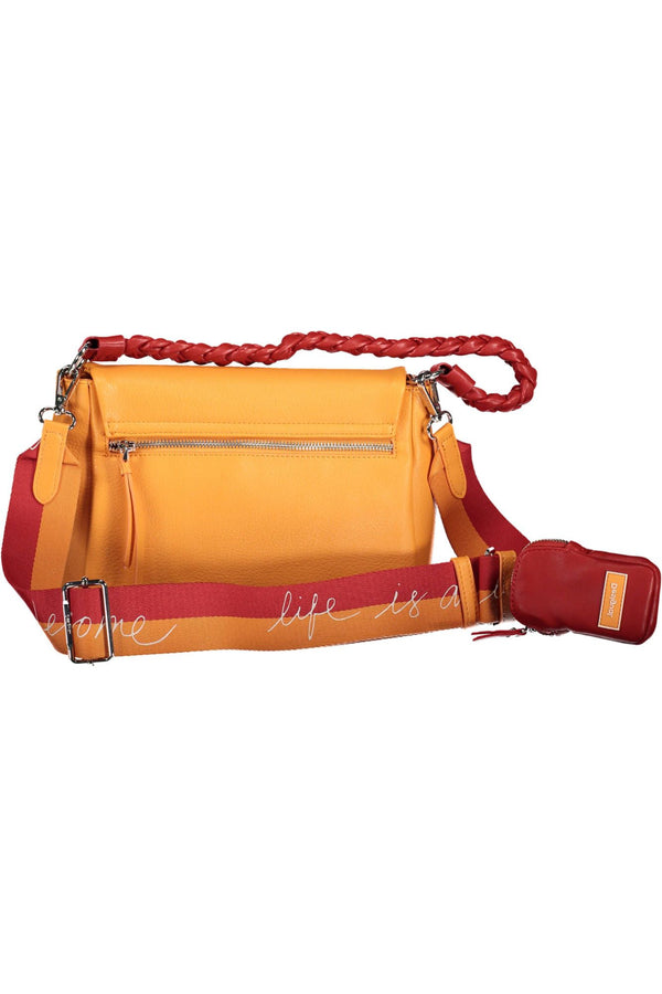 Desigual Chic Orange Polyurethane Crossbody Bag