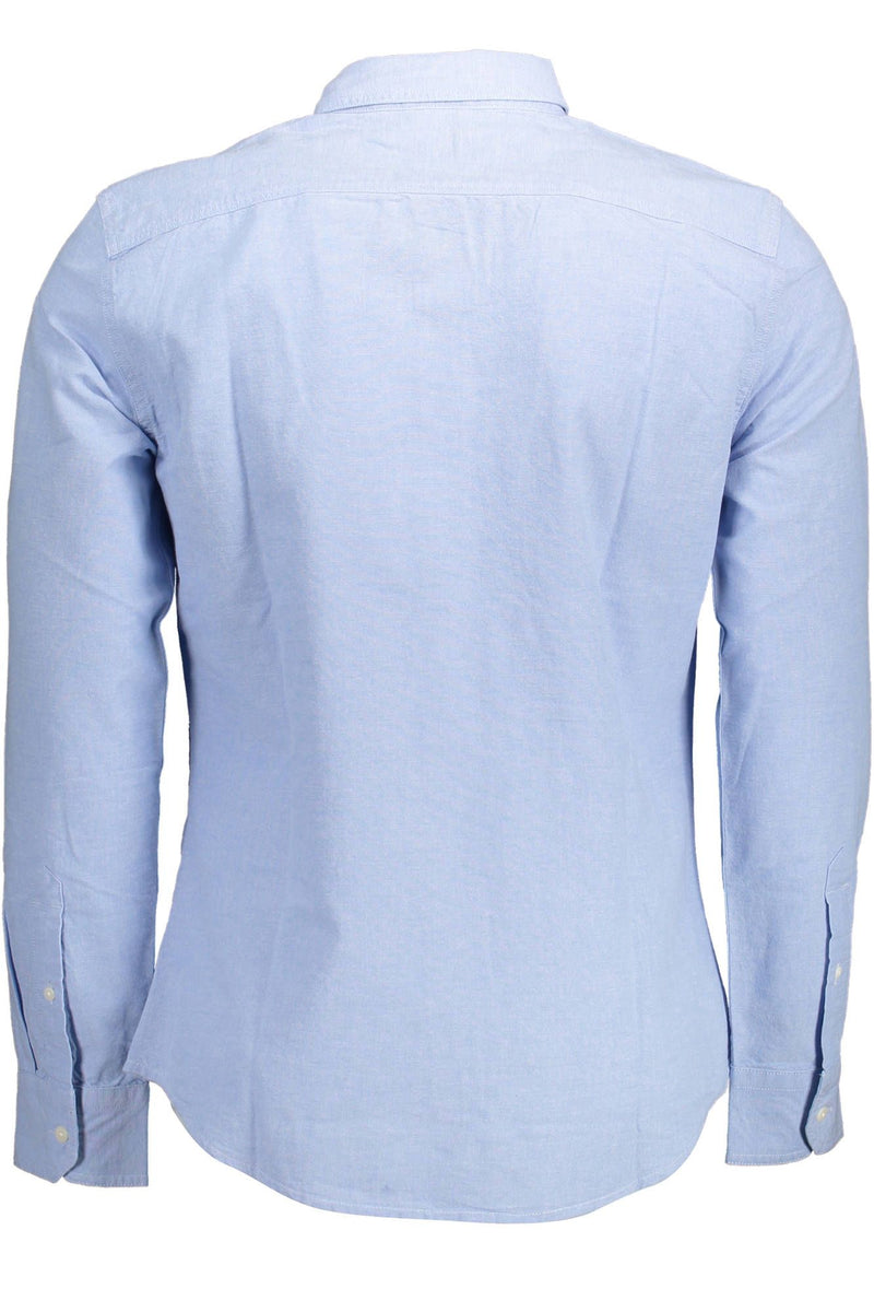 Levi's Light Blue Cotton Men Shirt