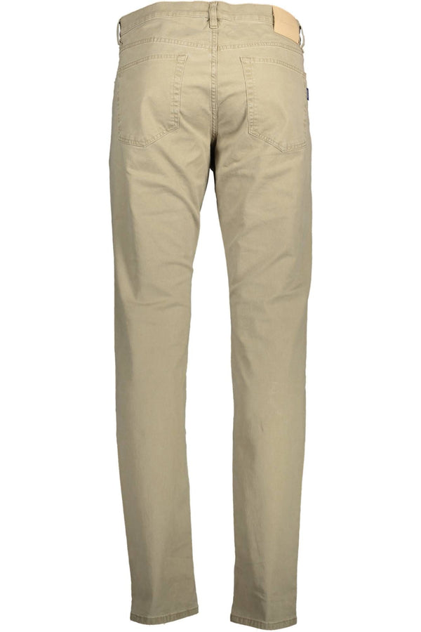 Gant Beige Cotton Men Slim Pant