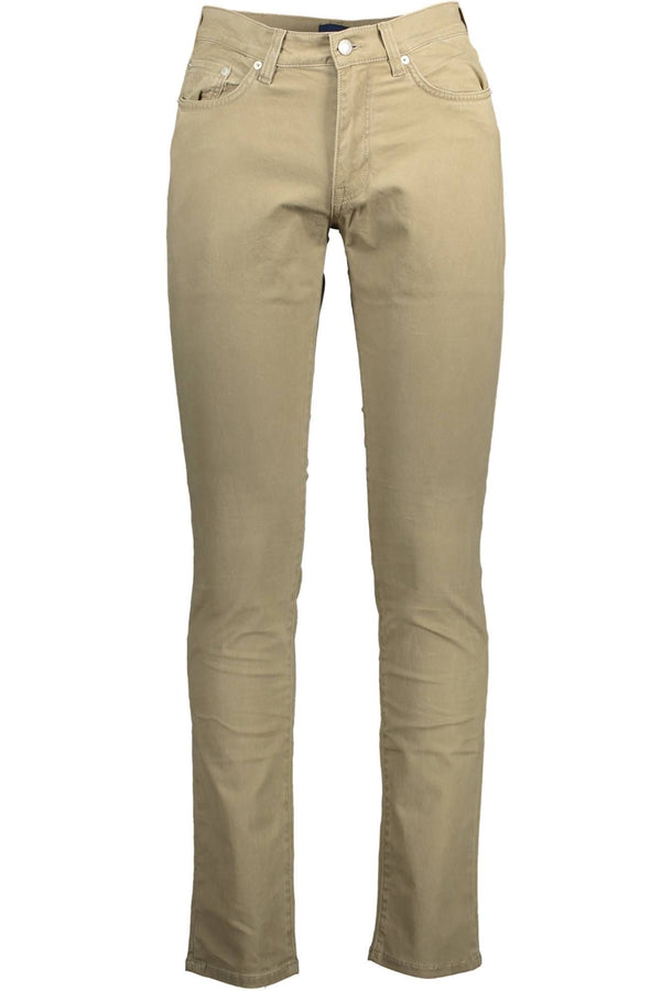 Gant Beige Cotton Men Pant