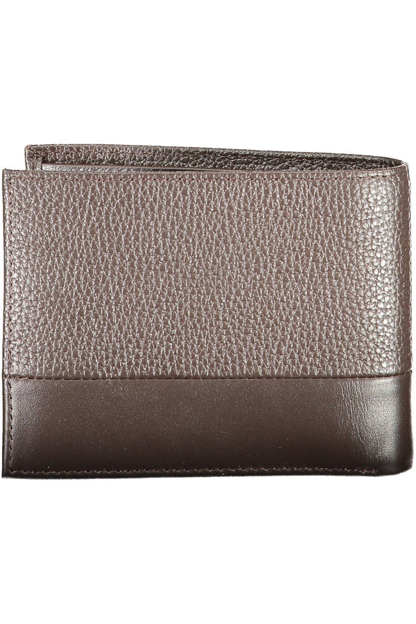 Calvin Klein Brown Leather Men Wallet