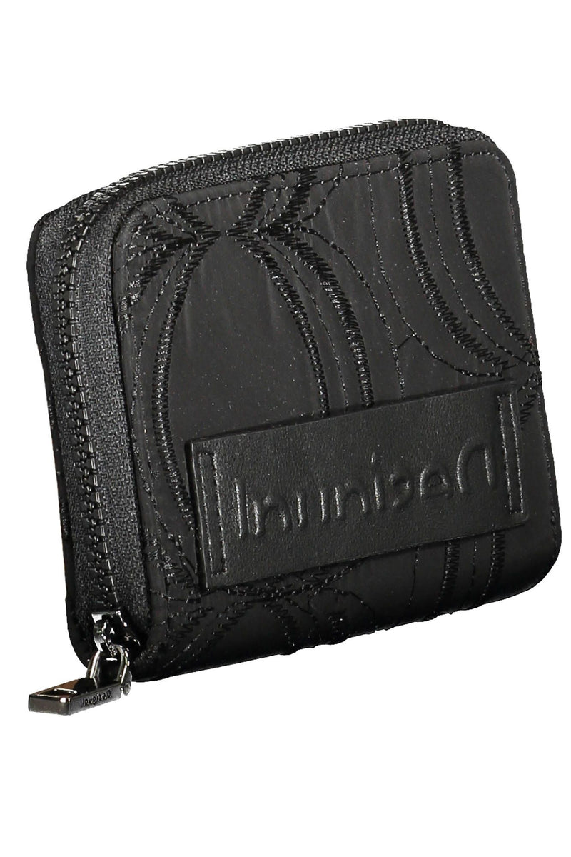 Desigual Chic Multifunctional Black Zip Wallet