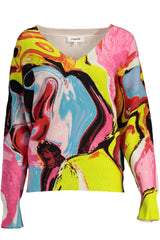 Desigual Pink Viscose Women Sweater