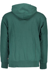 Levi's Chic Green Hooded Cotton Sweatshirt