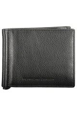 Porsche Design Sleek Black Leather RFID-Blocking Card Holder