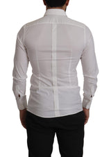 Dolce & Gabbana Elegant Slim Fit Dress Shirt - White