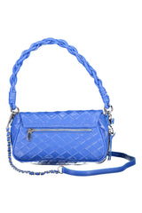 Desigual Chic Expandable Blue Handbag with Contrasting Details