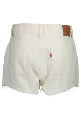 Levi's Chic White Denim Shorts with Classic Appeal