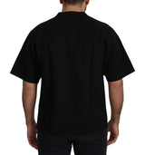 Dolce & Gabbana Elegant Black Cotton Blend Crewneck T-Shirt