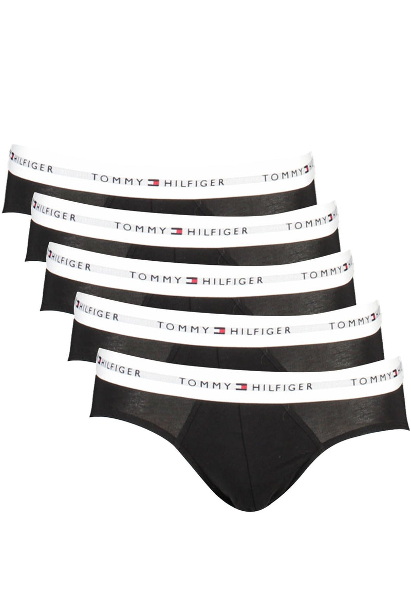 Tommy Hilfiger Black Cotton Men Brief