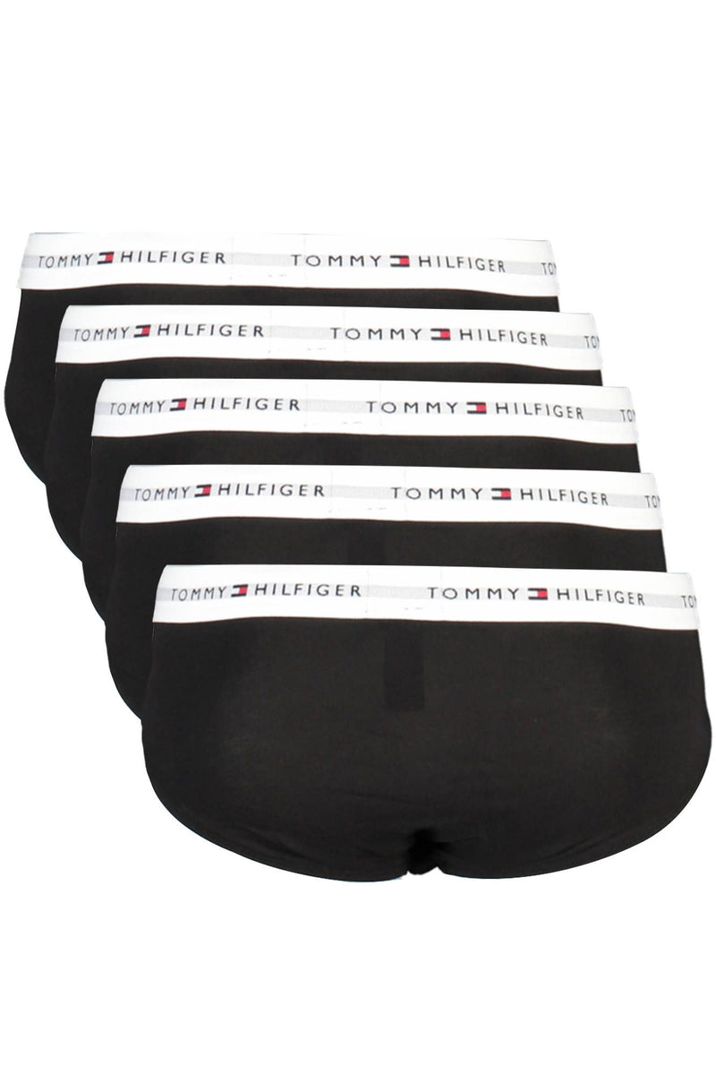 Tommy Hilfiger Black Cotton Men Brief