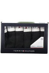 Tommy Hilfiger Black Cotton Men Brief