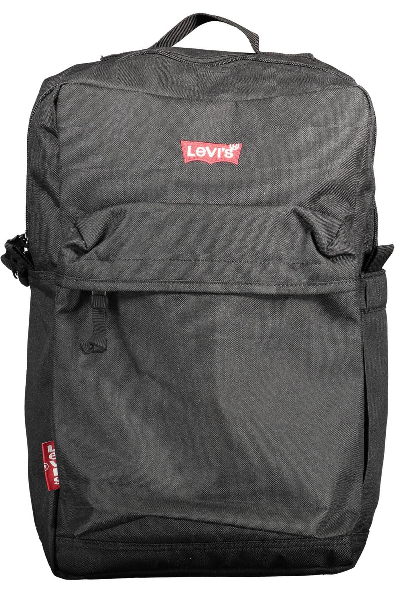 Levi's Black Polyester Men Backpack