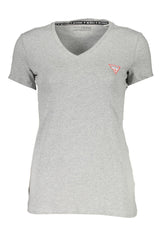 Guess Jeans Gray Cotton Women T-Shirt