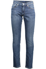 Gant Blue Cotton Men Jeans