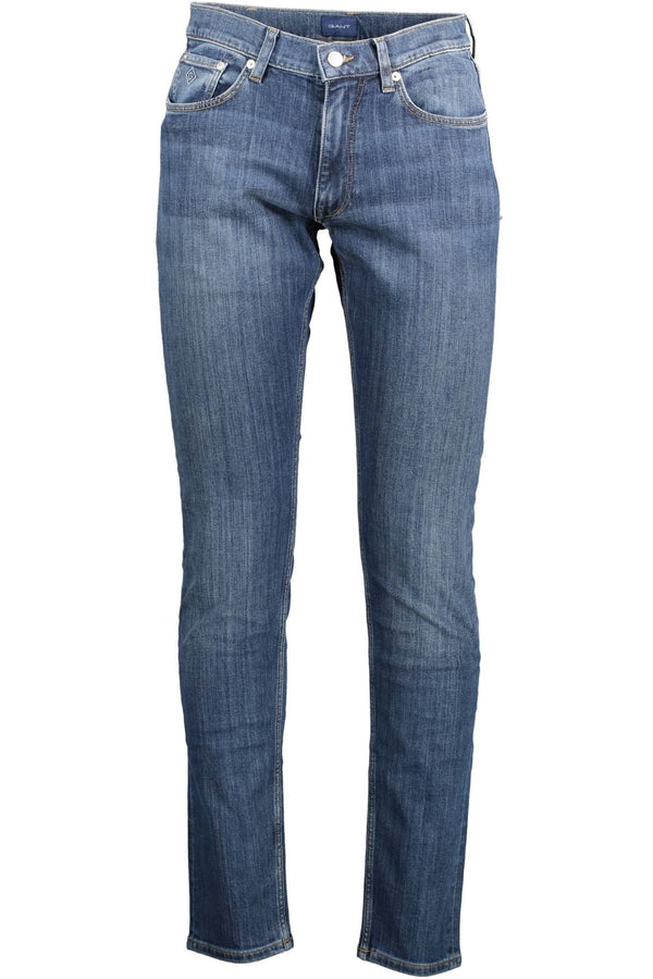 Gant Blue Cotton Men Jeans