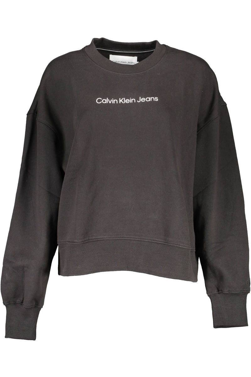 Calvin Klein Black Cotton Women Sweater