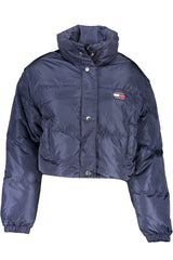 Tommy Hilfiger Eco-Conscious Blue Nylon Short Jacket