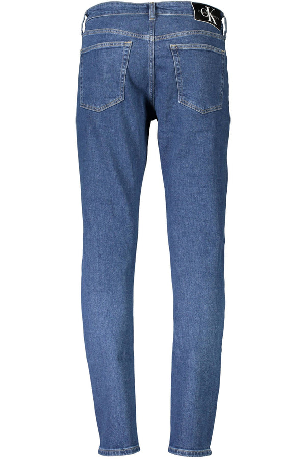 Calvin Klein Blue Cotton Men Jeans