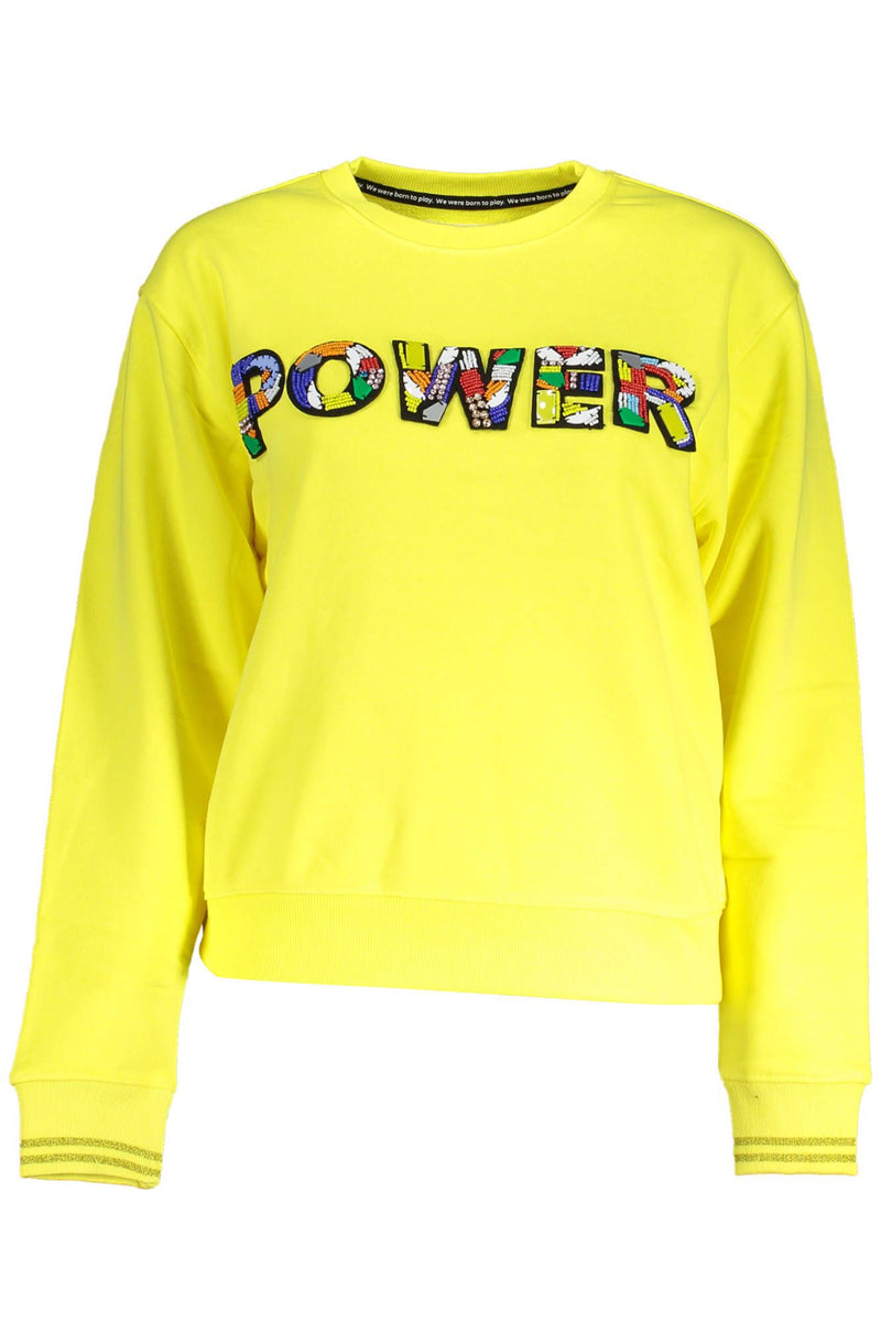 Desigual Yellow Cotton Women Sweater