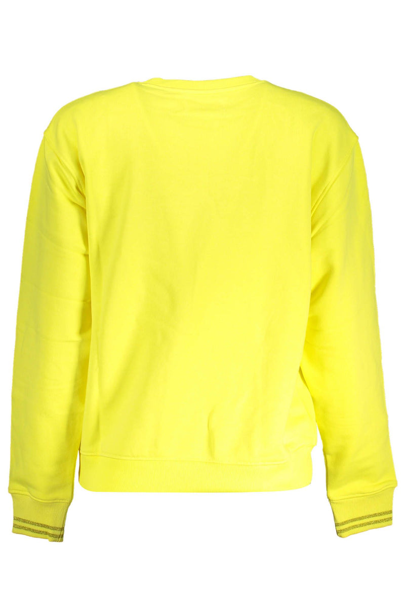 Desigual Yellow Cotton Women Sweater