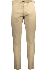 Gant Beige Cotton Men Pant