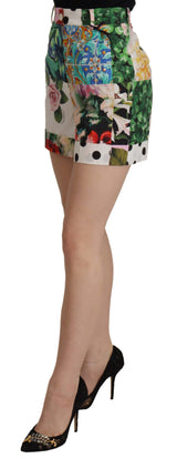 Dolce & Gabbana Floral High Waist Hot Pants Shorts