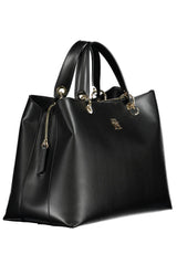 Tommy Hilfiger Black Polyethylene Women Handbag