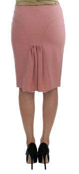 Exte Chic Pink Pencil Skirt for Elegant Evenings