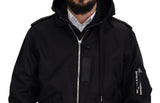 Dolce & Gabbana Elegant Nylon Bomber Jacket with Hood