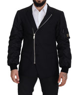 Dolce & Gabbana Elegant Black Virgin Wool Jacket