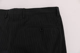 Dolce & Gabbana Elegant Striped Straight Fit Dress Trousers