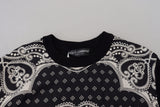 Dolce & Gabbana Elegant Wool Silk Blend Crewneck Sweater