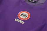 Dolce & Gabbana Elegant Purple Cotton Crewneck Sweater