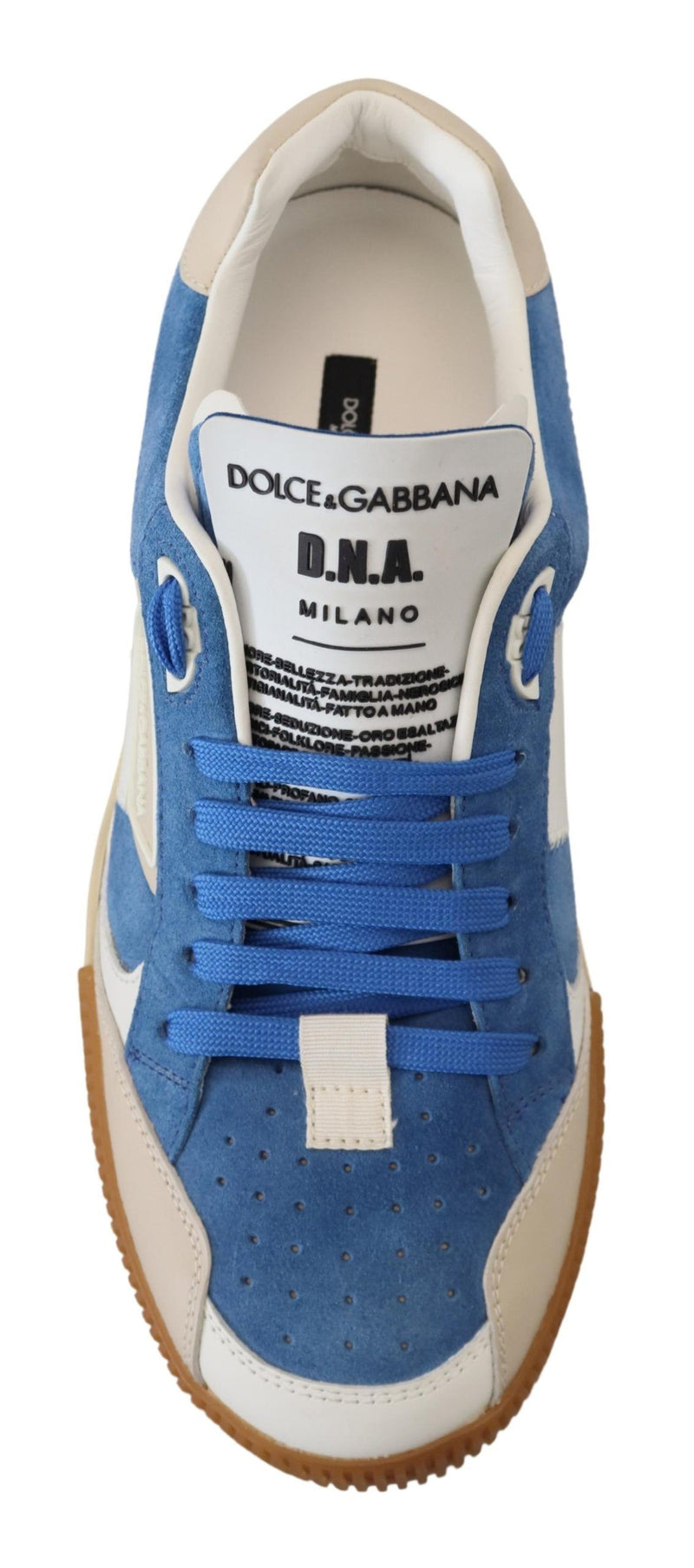 Dolce & Gabbana Multicolor Low Top Leather Sneakers