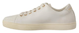 Dolce & Gabbana Studded Heart Leather Sneakers - Pure Elegance