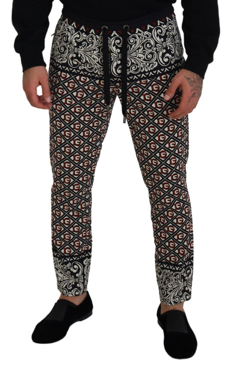 Dolce & Gabbana Elegant Multicolor Jogging Trousers