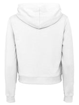 Imperfect Elegant White Zip-Hoodie Sweatshirt