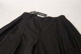 Dolce & Gabbana Elegant High Waist Black Wool Pants