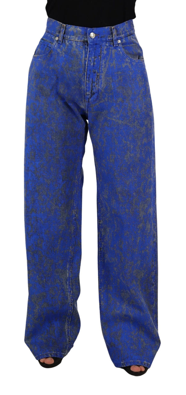 Dolce & Gabbana Chic High Waist Straight Denim Jeans