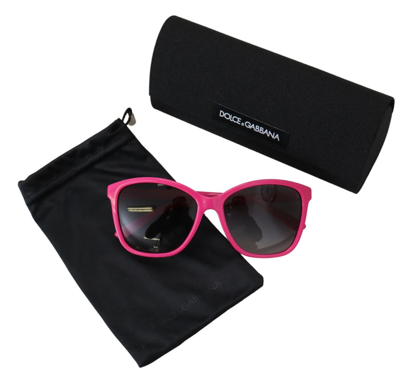 Dolce & Gabbana Elegant Pink Round Sunglasses for Women