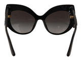 Dolce & Gabbana Butterfly Polarized Sequin Sunglasses